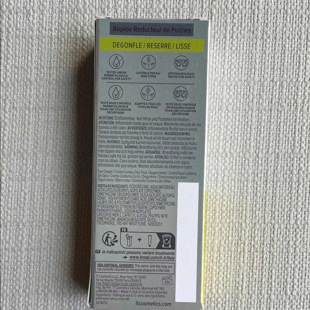 IT Cosmetics Bye Bye Under Eye Bags Daytime Treatment